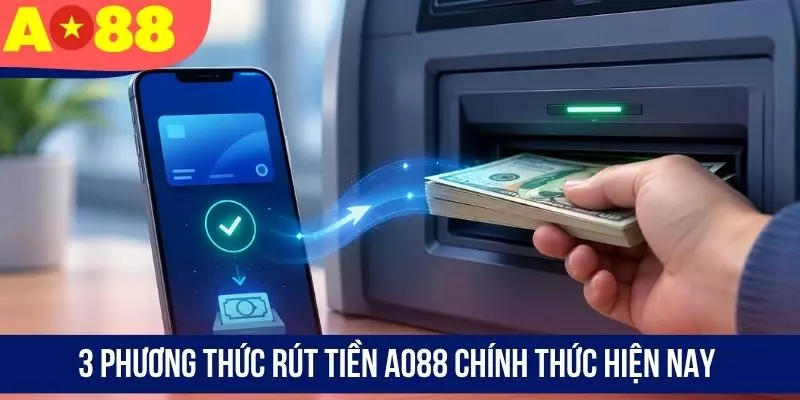 3 phương thức rút tiền AO88 chính thức hiện nay