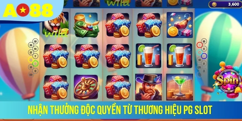 Nhận thưởng độc quyền từ thương hiệu PG slot