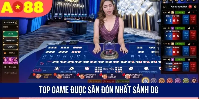 Top game được săn đón nhất sảnh DG