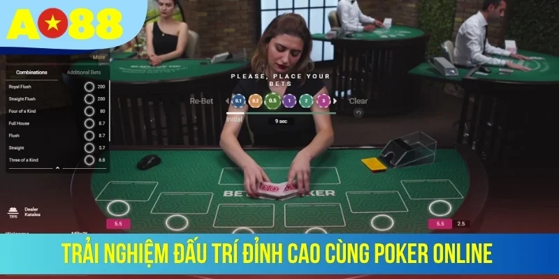 Trải nghiệm đấu trí đỉnh cao cùng poker online