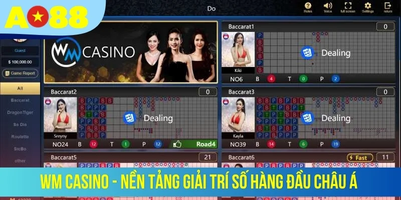 WM casino - Nền tảng giải trí số hàng đầu châu Á